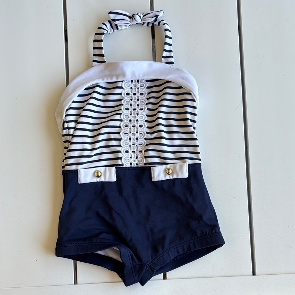 Janie and Jack Nautical Stripe Swimwear